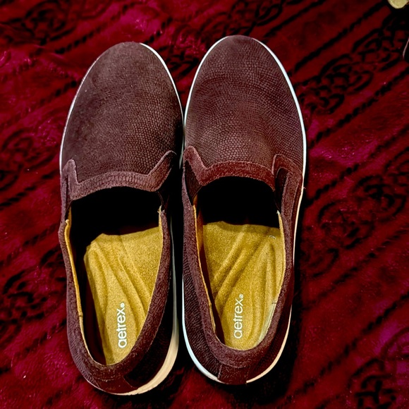 Aetrex - Kenzie Loafer Slip On Sneaker - Burgundy - Picture 1 of 4